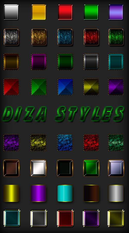 Free assorti photoshop styles