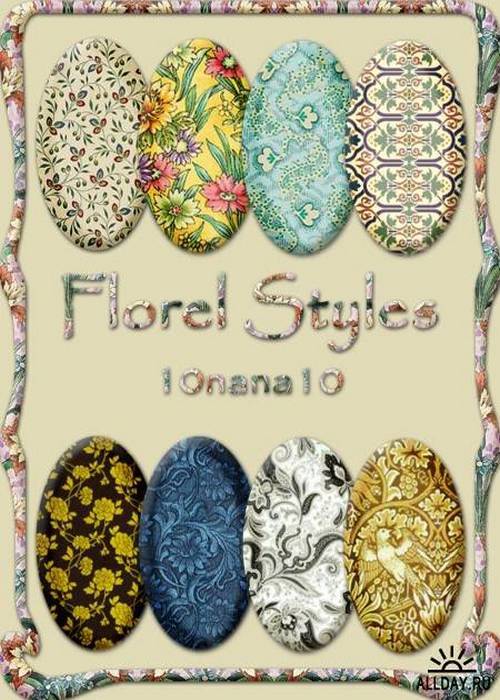 Styles for photoshop - floral ornaments Styles for photoshop - floral ornaments