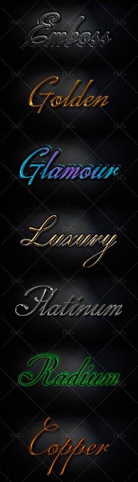 Mix Photoshop text ASL+ PSD styles Mix Photoshop text ASL+ PSD styles